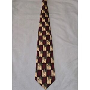 Tango Tropical Men's Neck Tie Palm Trees/Hula Girls 100% Silk Made In USA